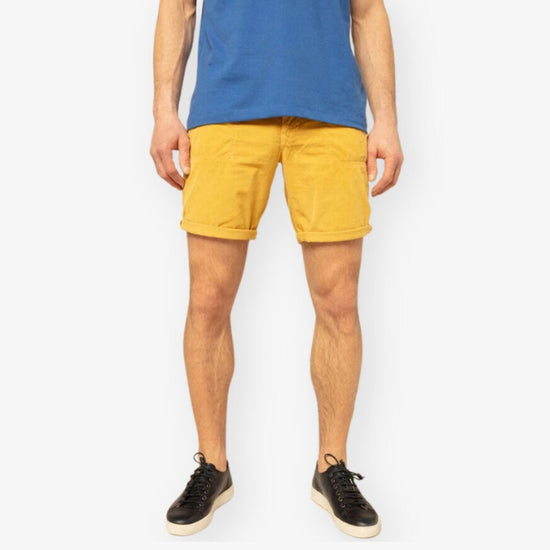 serge blanco Bermuda en velours paille