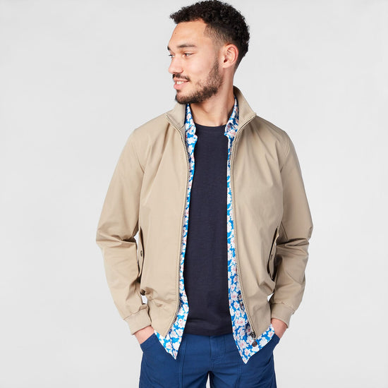 Serge Blanco Blouson Florent Zippé Beige