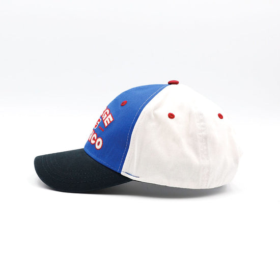 Serge Blanco Casquette Bleue Et Blanche