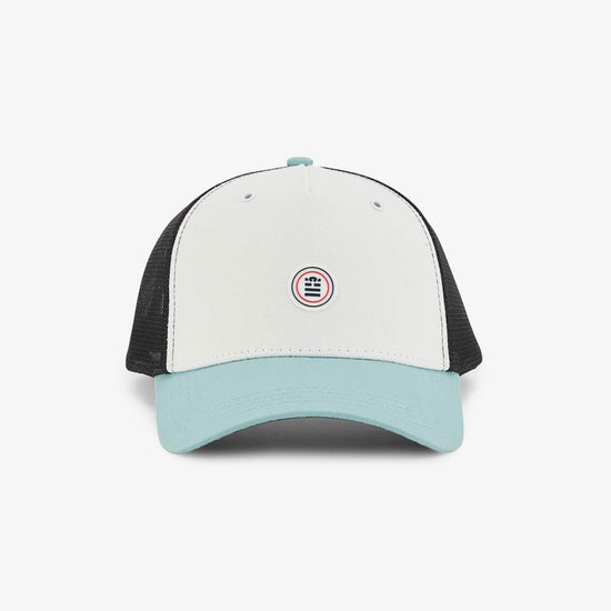 serge blanco Casquette trucker tricolore blanche