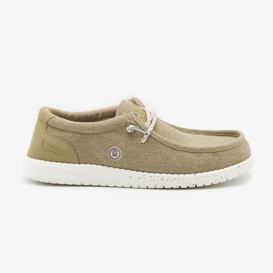 Serge Blanco Chaussure Bateau Saint-Jean Beige