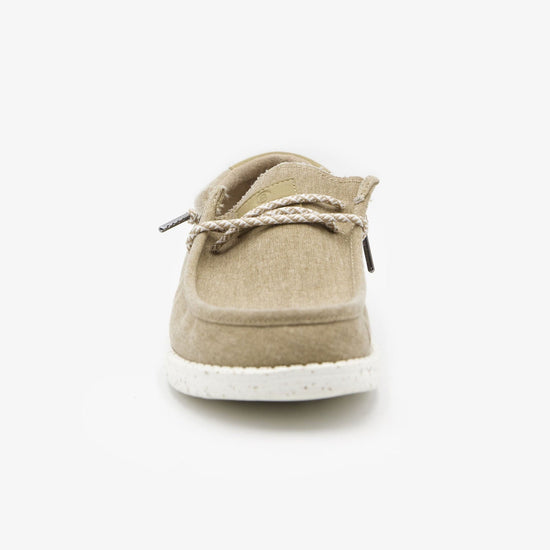 Serge Blanco Chaussure Bateau Saint-Jean Beige
