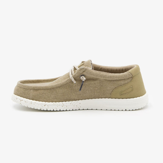 Serge Blanco Chaussure Bateau Saint-Jean Beige