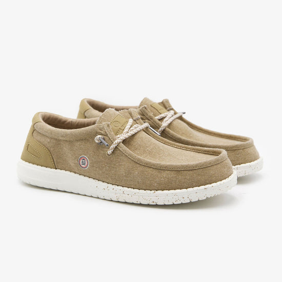 serge blanco Chaussure bateau Saint-Jean beige