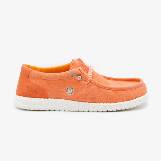 Serge Blanco Chaussure Bateau Saint-Jean Orange