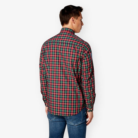 Serge Blanco Chemise à Manches Longues à Carreaux