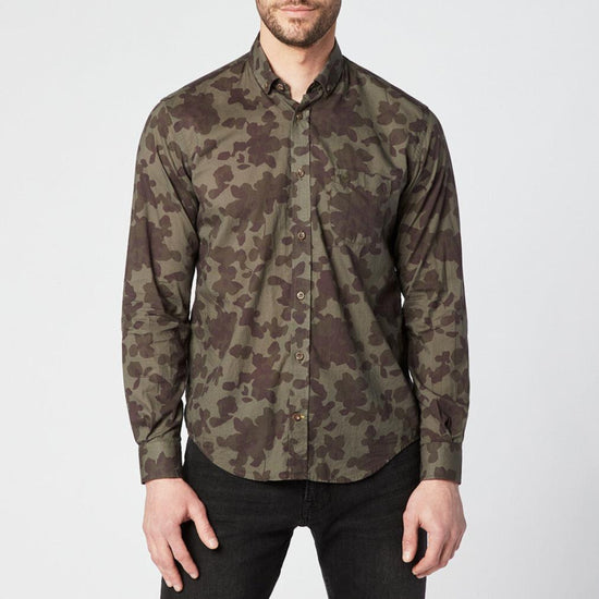 serge blanco Chemise à manches longues à fleurs