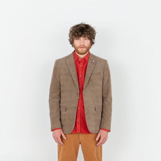 Serge Blanco Chemise En Velours Rouge Courge