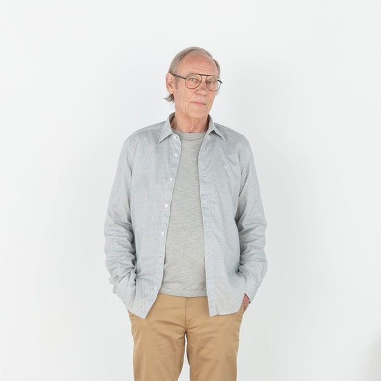 Serge Blanco Chemise Imprimée Indigo Blue