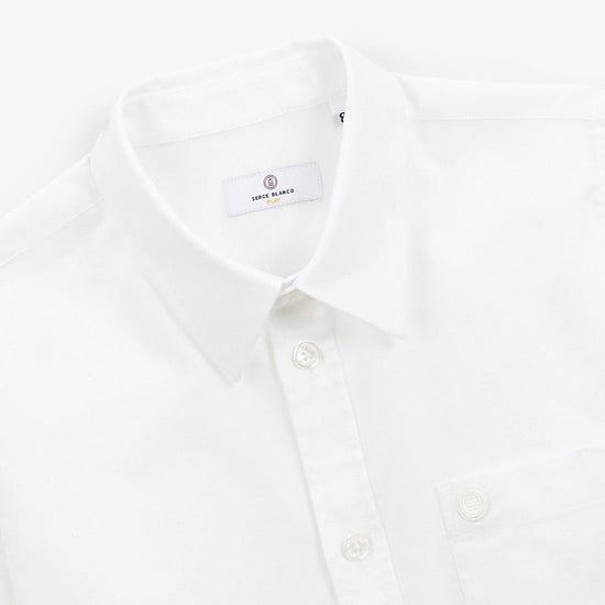 Serge Blanco Chemise Regular Oxford Junior Blanc