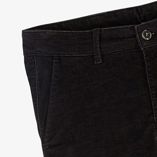 Serge Blanco Chino 702 Comfort En Velours Noir