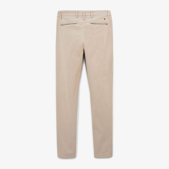 Serge Blanco Chino 702 Coupe Droite Beige Mastic
