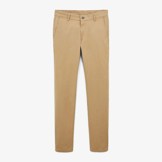 serge blanco Chino 702 coupe droite beige
