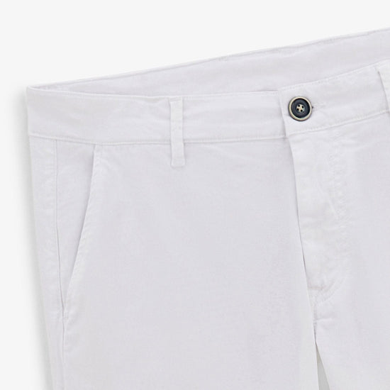 Serge Blanco Chino 702 Coupe Droite Blanc