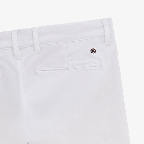 Serge Blanco Chino 702 Coupe Droite Blanc