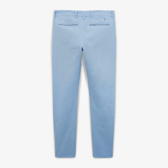 Serge Blanco Chino 702 Coupe Droite Bleu Cristal