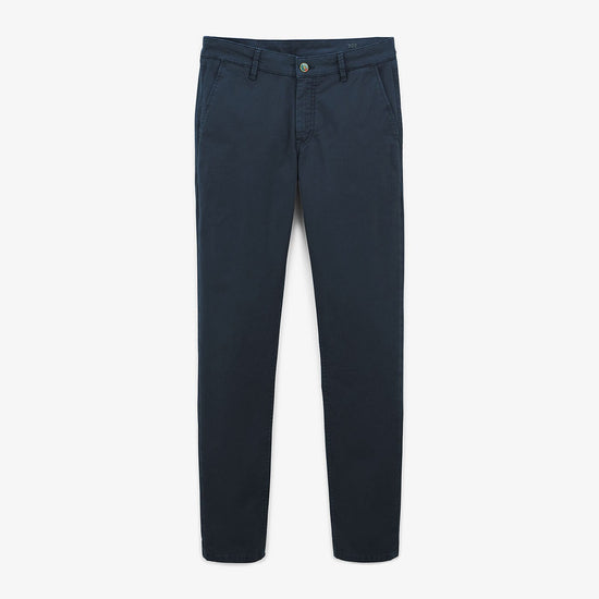 serge blanco Chino 702 coupe droite bleu foncé