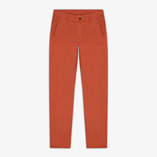 serge blanco Chino 702 coupe droite courge