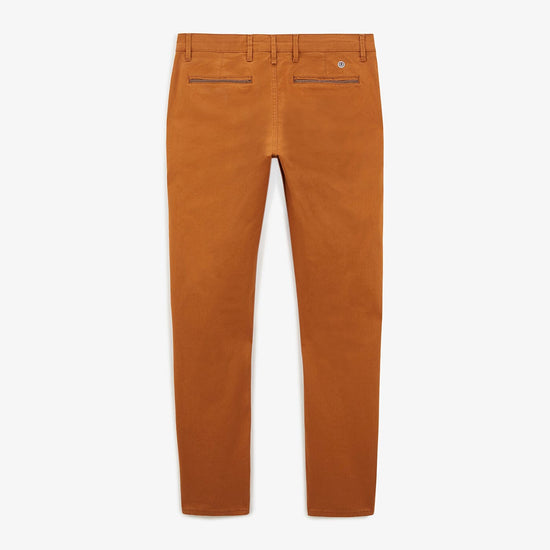 Serge Blanco Chino 702 Coupe Droite Noisette