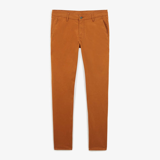 serge blanco Chino 702 coupe droite noisette