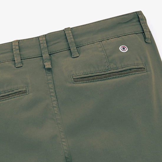 Serge Blanco Chino 702 Coupe Droite Vert Kaki