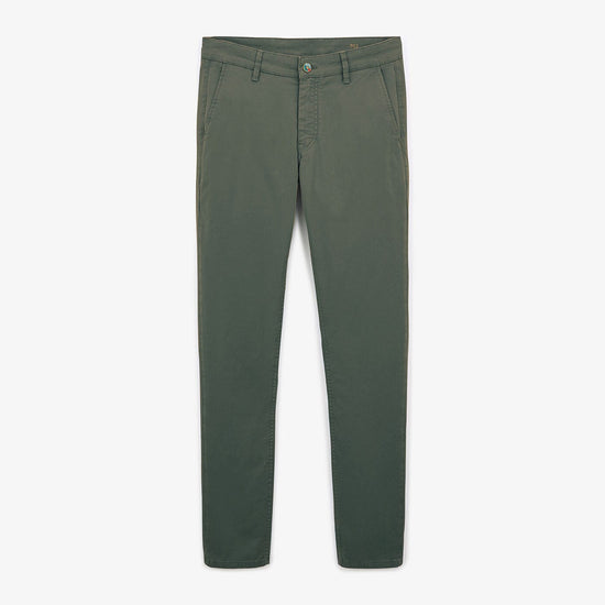 serge blanco Chino 702 coupe droite vert kaki