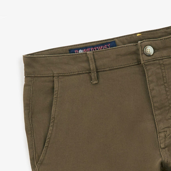 Serge Blanco Chino 721 Slim Fit Vert Tilleul