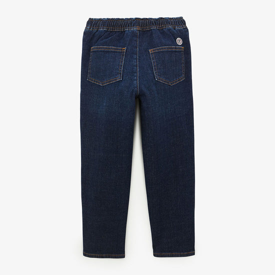 Serge Blanco Chino 734 Junior En Denim Bleu Brut