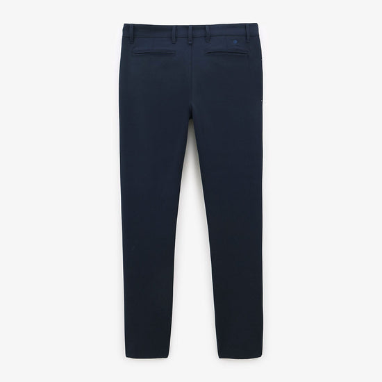 Serge Blanco Chino 735 Coupe Slim Bleu Foncé
