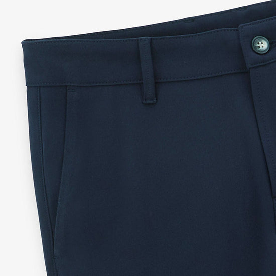 Serge Blanco Chino 735 Coupe Slim Bleu Foncé