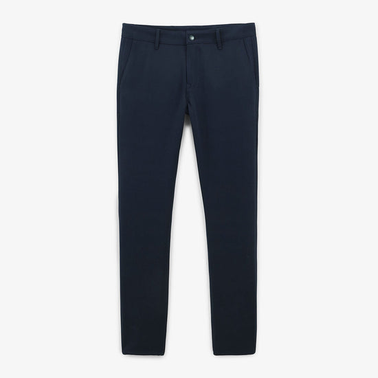 serge blanco Chino 735 coupe slim bleu foncé