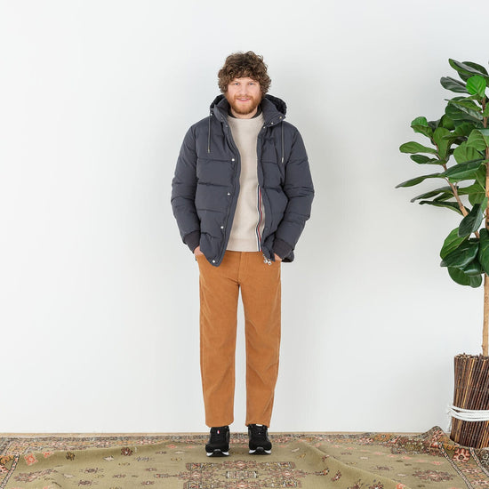 Serge Blanco Doudoune Homme Tignes Gris Anthracite