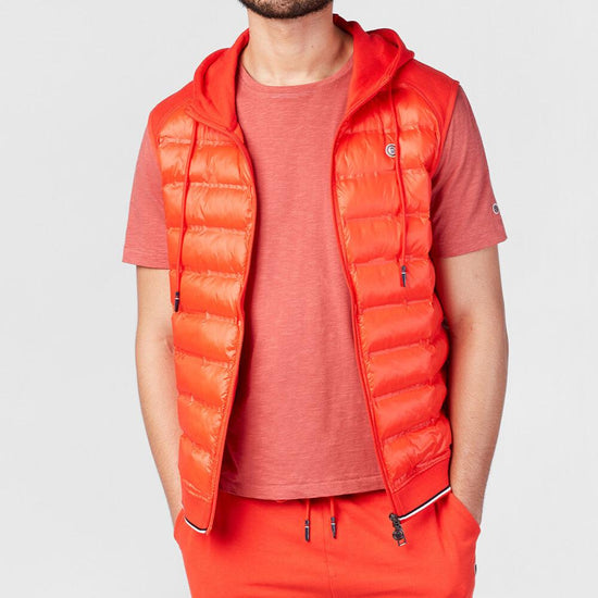 serge blanco Doudoune sans manches orange PLAY