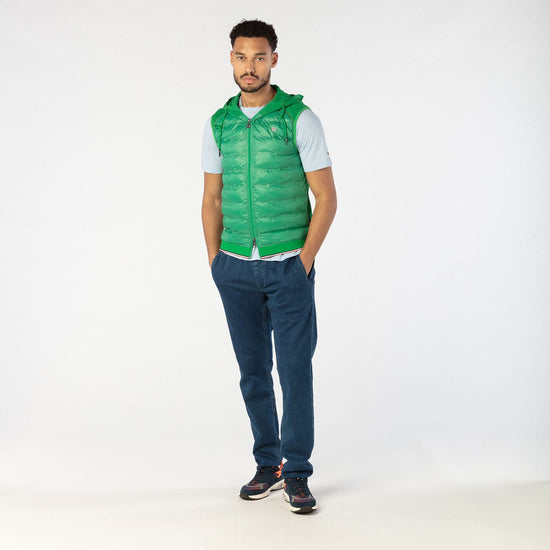 Serge Blanco Doudoune Sans Manches Vert Gazon PLAY