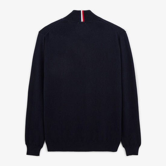 Serge Blanco Gilet Morgan Zippé Dark Navy