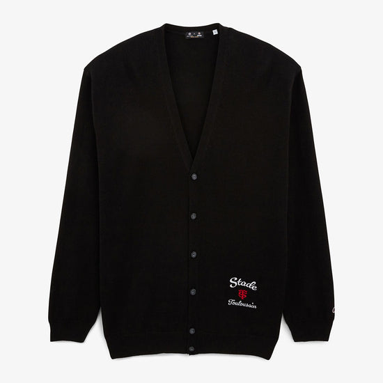 serge blanco Gilet Stade Toulousain noir