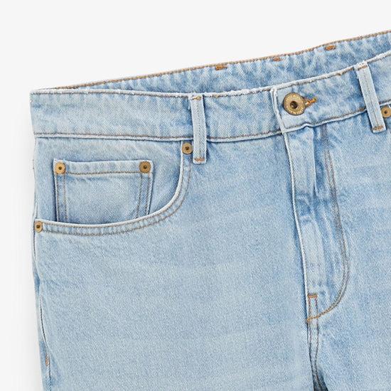 Serge Blanco Jean 331 Tapered Fit Bleu Bleach