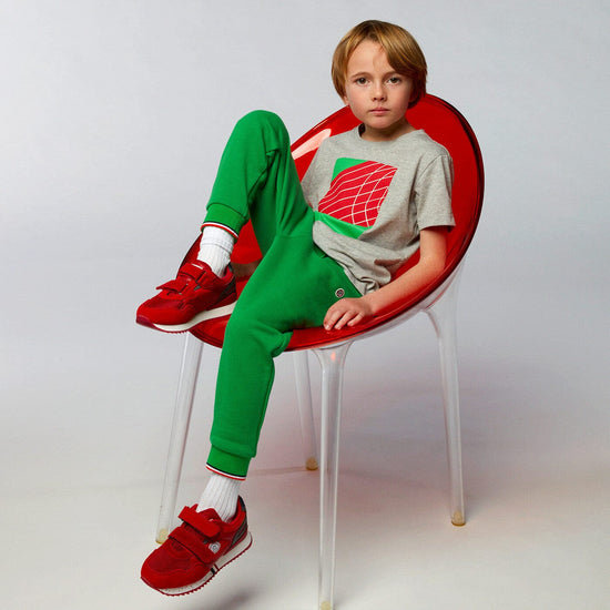 Serge Blanco Jogging En Molleton Junior Vert Gazon