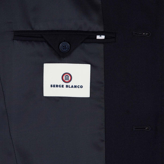 Serge Blanco Manteau Jules Bleu Bleu Marine