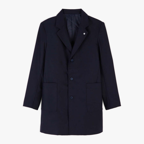 serge blanco Manteau Jules bleu bleu marine
