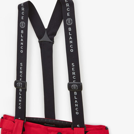 Serge Blanco Pantalon De Ski Cortina Rouge Tulipe