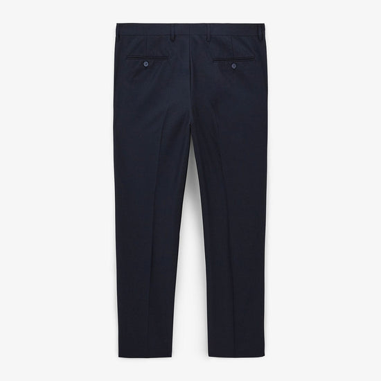 Serge Blanco Pantalon De Ville Bleu Marine