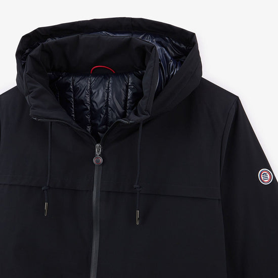 Serge Blanco Parka Ivan Bleu Foncé