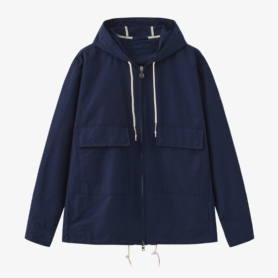serge blanco Parka nautique Dolan bleue