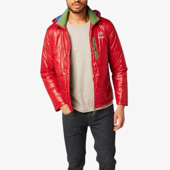 serge blanco Parka Play Mont Thabor rouge