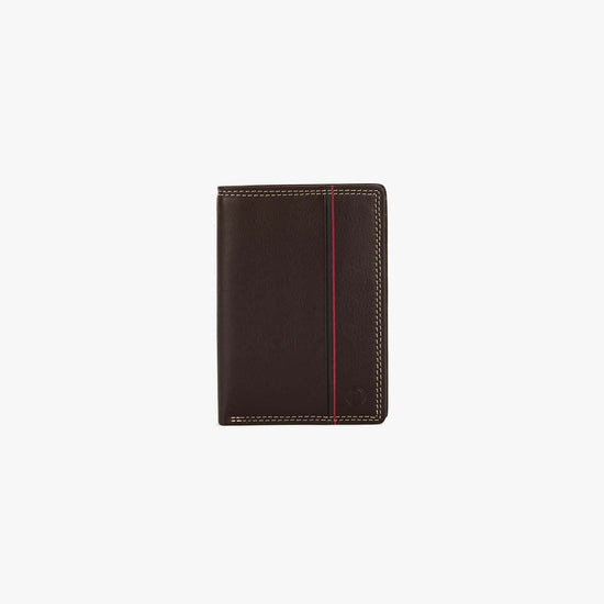 serge blanco Petit portefeuille VANCOUVER chocolat