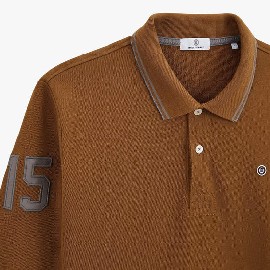 Serge Blanco Polo Lounes Marron Fauve