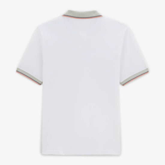 Serge Blanco Polo Manches Courtes Homme Laos Blanc