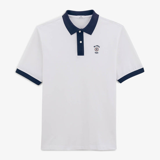 serge blanco Polo manches courtes homme Loan blanc