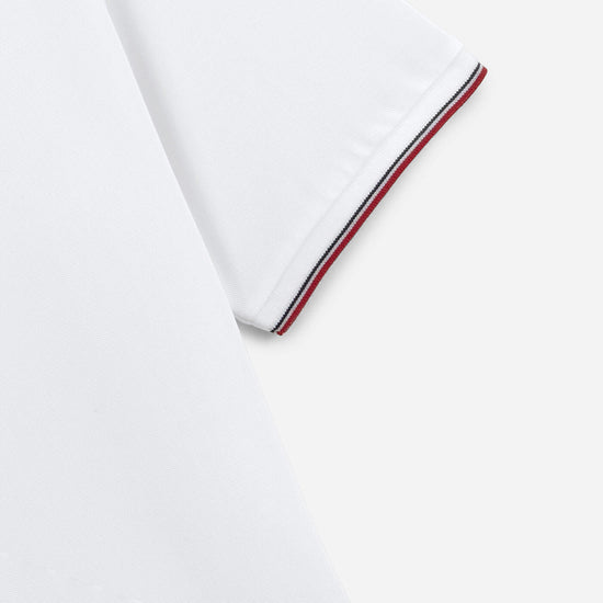 Serge Blanco Polo Piqué Stretch Liam Blanc